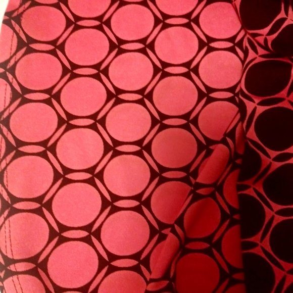 PerSeption Concept Orange and Black Pull-on Blouse, Size Large Blouse, Pullover - Picture 9 of 10